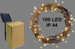 Kül és Beltéri Szolár fényfüzér, meleg fehér, 100 LED (432202)