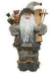 Kaemingk Mikulás figura, karácsonyi dekoráció, szürke, 45 cm (Mikołaj z poliestru)