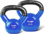 yes4all 2 db-os szett Yes4All Kvwi Kettlebell Öntöttvas vinil bevonat Edzéshez (0817802024826)