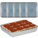 Bedee Acél Ételtárolók 6db Légmentesen záródó Mikrohullámú és Hűtőszekrényekhez (Pudełko Crisp-free)