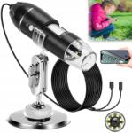 Bedee 1600X digitális mikroszkóp állítható világítással a precíziós feladatokhoz (Mikroskop wysokiej rozdzielczości)