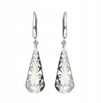 AB-Ag fülbevaló Ezüst hosszú divatos ezüst 925 5cm K647 (k647)