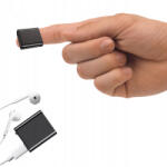  8GB-os hangérzékelő mini kis poloska lehallgató készülék (DZD0011BKST*1POLDANNI23FD)