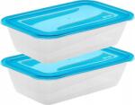 Keeeper Fagyasztó műanyag ételtároló dobozok 2x 3, 3 L (30680)