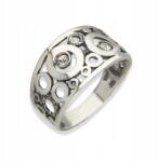 AB-Ag Ezüst Gyűrű Széles Karikagyűrű méret12 Ezüst 925 (pb302)