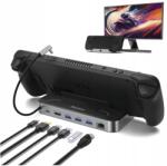  Hub Dock Usb-c to Msi Claw Legion Go Asus Rog Ally Hdmi 4K 60Hz Lan Usb 3.0 (HUB Dock MSI CLAW ASUS ROG ALLY X Deck Deck)