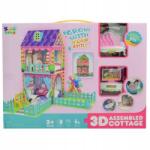  Babaház, bútorokkal, szett, 3 éves kortól (558)