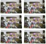 Pufo Tányértartó készlet az étel felszolgálásához, modell Pufo Főzési idő, 6 db (Pufo2948)