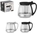 ramiz Garden Line hőalló üveg teáskanna, rozsdamentes szűrővel -1, 3 literes (LUT3260)