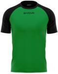 Givova Capo sportpóló, zöld/fekete, S (MAC031310-46)