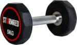 Stormred gumírozott súlyzó 5 kg