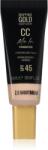 Dripping Gold CC Me In Mini Trial könnyű alapozó SPF 45 árnyalat Shortbread 2.5 5 ml