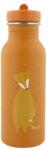 TRIXIE Vizes palack gyerekeknek, Trixie, Üveg/Rozsdamentes acél, 500 ml, Narancs