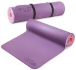 4Fizjo Edzőszőnyeg, 4FIZJO, jógához TPE hab, fitness, torna és aerobic, pilates, padlógyakorlatok, jógamatrac, 180cm x 60cm x 0, 6cm, Lila, Rózsaszín (P-5907739316950)