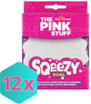  The Pink Stuff Sqeezy Dual mosogató és súrolószivacs KARTON - 12 db