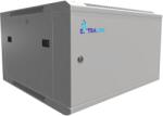 Extralink Falra szerelhető rack szekrény Extralink 12U 600x600 ASP szürke, Rackmount cabinet, falra szerelhető szerver szekrény, szellőző, perforált és fémajtó, kábelmenedzsment, 19 col, masszív, IT berendezése