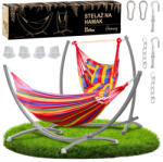  Két személyes kerti függőágy szürke színben