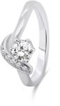 Brilio Silver Inel elegant din argint cu pietre de zircon RI048W 58 mm