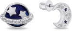 Brilio Silver Cercei asimetrici cu zircon EA705W