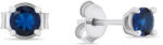 Brilio Silver Cercei din argint cu pietre albastre de zircon EA598WB