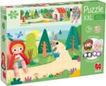 Goula Puzzle panoramic pentru copii Goula din 30 XXL piese - Scufița roșie (1110700207) Puzzle