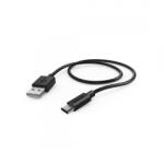 Hama Cablu de date Hama 00178385, USB - USB-C, 0.6m, Black (00178385)