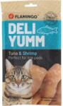 Flamingo Deli Yumm Snack - tonhalas-garnélás püré macskáknak 5 x 14 g (151063)