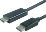 PremiumCord DisplayPort 1.2/1.2a HDMI 2.0 Átalakító Fekete 2m kportadk04-02 (kportadk04-02) (kportadk04-02)