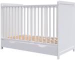 Hubners Patut din lemn 120x60 Paula alb cu sertar Hubners (PHPAU12ALS)