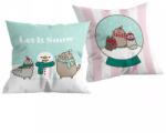 Halantex Pusheen: Pernă decorativă de Crăciun - 40 x 40 cm, față-verso (PUS 3570C)