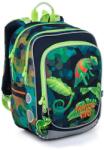 Topgal Rucsac verde cu cameleoni Topgal ENDY 22055 (ENDY 22055)
