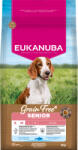 EUKANUBA 2x3kg Eukanuba Grain Free Senior Small & Medium tengeri hal száraz kutyatáp