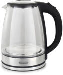 Termomax Fierbător electric Termomax TK3011, 1500W, 1.8L, Corp din sticlă, Lumină LED, Inox Fierbator