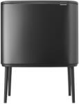 Brabantia Coș de gunoi Touch top BO TOUCH BIN 11 + 23 l, gri închis, oțel, Brabantia (BRAB233548) Cos de gunoi
