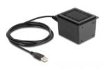 Delock USB vonalkódolvasó 1D és 2D vezetékes helyhez kötött telepítéshez német verzió (90600) (90600)