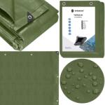 Springos GA2131 PRELATĂ 4 X 5 M VERDE ÎNCHIS ARGINTIE (S-GA2131)