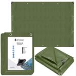 Springos GA2128 PRELATĂ 4 X 8 M VERDE ÎNCHIS ARGINTIE (S-GA2128)