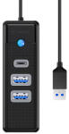 ORICO Pwc2U-U3-015-Bk-Ep Usb-C Hub Adapter 0.15 M, Fekete