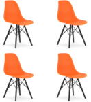 Bravolo OSAKA Szék Narancssárga / Lábak Fekete x 4