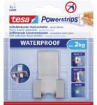 tesa Vízálló fali borotva tartó, fém, Tesa Powerstrips 59709, 1 db (59709) (59709)