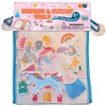 Kensho Buddy & Barney, Tapassz a csempére! fürdőjáték, Unikornisok és hercegnők (BB050)