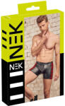 NEK - piros oldal betétes cipzáras boxer (fekete) - szexshop - 14 990 Ft