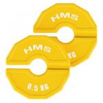 HMS Set greutati cauciucate HMS TSN50 2x0.5 kg/35 mm (17-61-128)