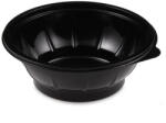 HoReCa Műanyag salátás tál fekete - PET 600ml (MSTF600)