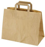 HoReCa Papírtáska szalagfüles natúr - 32x17x27cm (PTN32)