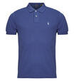 Ralph Lauren Rövid ujjú galléros pólók POLO COUPE DROITE EN COTON BASIC MESH Kék EU L