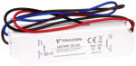 TRACON LDCVIP-60-12 Védett műanyag házas LED meghajtó 90-264VAC/12VDC, 60W, 0-5A, IP67 (LDCVIP-60-12)