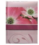 P&O Virágos könyvkötésű bedugós fényképalbum - 200 db 10x15 cm képhez (BBM46200T-WH-P22-18LILA)