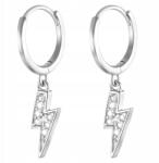 Ottomania Ezüst Fülbevaló Cirkóniákkal Villám Ajándék Női Gravírozás (#w23k)