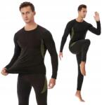  Termoaktív Férfi Thermo Ruházat Sport Szett, téli, légáteresztő, Size M-3XL (hztzj2025711)